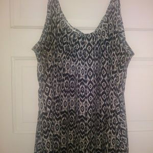 Tribal print tank